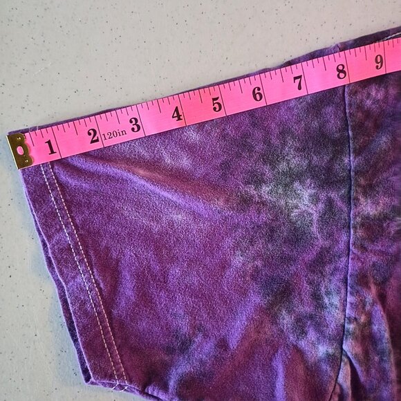 Tokyo Ghoul Tie-Dye Kaneki Ken Graphic Tee – Purple/Teal – Size M - Picture 8 of 10